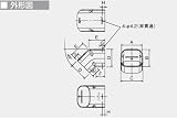 オーケー器材 配管化粧ダクト スカイダクト TDシリーズ 立面エルボ45度 グレー 5個入 K-TDCN14AH