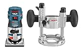 Bosch PR20EVSPK 5.6-Amp Colt Palm Grip 1-Horsepower Fixed and Plunge Base Variable-Speed Router Comb