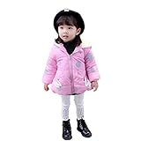 Pojour ベビー服 子供服 女の子コート 冬 防寒 おしゃれフード付きコート かわいいドットグローブジャケット 厚手 長袖 暖かい ベビールームウェア 普段着 カジュアル 旅行 記念日 プレゼント