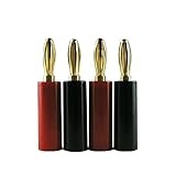A-CRAFT バナナプラグ 金メッキ ８本セット 24K
