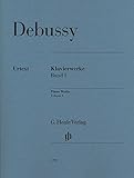 ドビュッシー: ピアノ作品集 第1巻/原典版/Heinemann編/Schilde & Theopold運指/ヘンレ社/ピアノ・ソロ