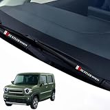 ハスラー HUSTLER ステッカー 車 バイク デカール シール 車 ワイパー ドアハンド ドアミラー サイドウィンドウ ボディ デカール ステッカー 車内アクセサリー などに適用 防水ステッ 2枚 (ハスラー HUSTLER)