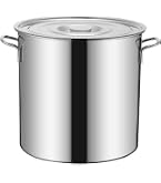 Amazon | CURTA業務用寸胴鍋(IH対応) 直径25cm 容量12L 重量3.065KG 18