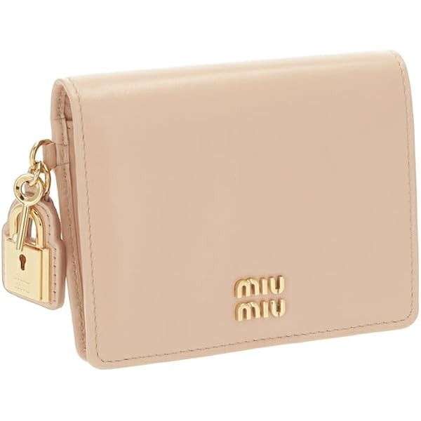Amazon | MIUMIU クロコダイルプリントレザー 三つ折り 財布 MIUMIU