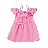 (プタス)Putars ベビー服 子供服 女の子 ワンピース ドレス キャミソール フリル袖 可愛い オシャレ 通園 発表会 旅行 記念日 プレゼント 6ヶ月-3歳