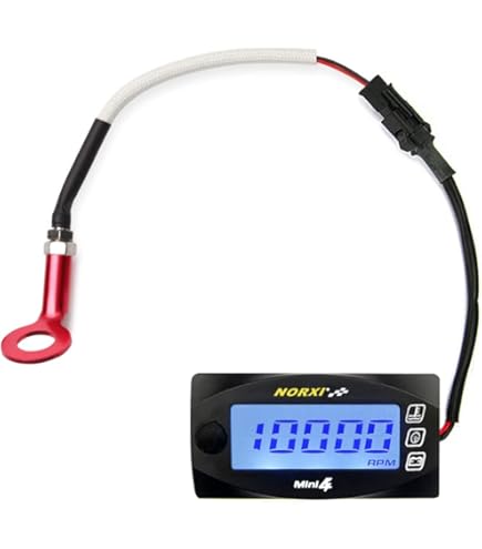Amazon.co.jp: NORXI 4 in 1 多機能 バイク デジタルメーター Mini4