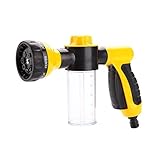 Kicode ガーデンホースノズルハンドスプレー ヘビーデューティ高圧水スプレーガン ワット/ピストルグリップトリガー