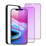 【ブルーライトカット】 iPhone12Pro max ガラスフィルム 【2枚セット】 iPhone12Promax フィルム ブルーライト アイフォン12Pro max ガラス保護フィルム いPhone12 Pro max 用 画面 保護シート 強化ガラス 【全面保護/ガイド枠付き】
