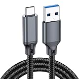 USB Type-C ケーブル 2M USB-A to C ケーブル 10Gbps高速データ転送 3A急速充電 USB 3.2(Gen2) QC3.0対応 MacBook、LifeBook 、Pixel、Galaxy、AQUOS等USB-C機種対応