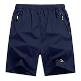 スポーツ ハーフパンツ メンズ ショートパンツ メンズ スポーツ 部屋着 ストレッチ スポーツウェア ハーフパンツ ネイビー CN 4XL=JP 2XL