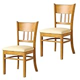 ダイニングチェア 2脚セット 合皮 木製 北欧 完成品 マーチ march アイボリー