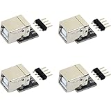 whiteeeen USB Type B メス ブレークアウトボード 4個 2.54mm 4ピン オスピンヘッダー