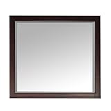 Madisonミラーでライトエスプレッソ仕上げ 36-Inch by 32-Inch ブラウン MADISON-M36-LE