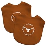 Baby Fanatic Team Color Bibs, University of Texas, 2-Count by Baby Fanatic [並行輸入品]