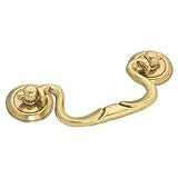 Hickory Hardware P8078-LP Manor House Collection Lancaster Hand Polished Stately Bail Pull, Lancaste