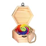 Sund ソープフラワー 枯れない バラ ギフト プレゼント ボックス付き 芳香剤 カラフル せっけん 結婚記念日 入学 卒業 誕生日 選べる4色 グリーン