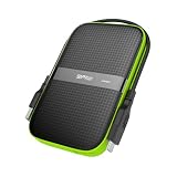 Silicon Power 4TB ポータブル 外付けハードドライブ USB3.0対応 Type-Aケーブル1本とType-A to USB Type-C コネクター付属 アーマー A60 ミリタリーグレード 耐衝撃/防水 PC Mac iPad Pro用 ブラック SP040TBPHDA60S3KAD
