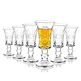 Sdatook ショットグラス 1.5オンス ショットグラス 6個セット コーディアルグラス/シェリーグラス