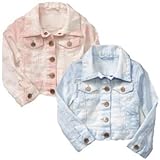 kids baby gap 絞り染め ショート丈 ジージャン 長袖 （ピンク・ブルー）【月齢：3歳・4歳・5歳】（並行輸入品） (3YRS（3歳）, ブルー)