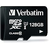 バーベイタム (Verbatim) microSD 128GB 最大90MB s UHS-1 U1 class10 アイ・オー・データ機器に