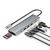WAVLINK USB C ハブ 100W PD Type-Cマルチポートアダプター 7-in-1 4K