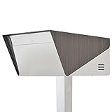 San Jose light(サンノゼライト) ディープ 郵便ポスト ポール付き スタンド型 ステンレス製 鍵付き おしゃれ 大型 アメリカンポスト 大容量 郵便受け 99.9％ 防水構造 日本製 木