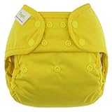 Blueberry Coveralls Diaper Cover, Lemon by Blueberry