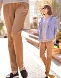 マタニティウェアタック入りカジュアルパンツ SOB5010 XL WINE(ワイン)