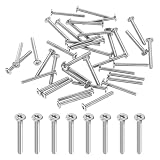 M METERXITY 100個入り皿小ねじ M3x25mm 304ステンレス 十字穴 機械/設備用 小型ハードウェア締結部品