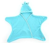 Felimoa 星型アフガン Star Wrap スターラップ ヒトデ型 (80cm, 水色)
