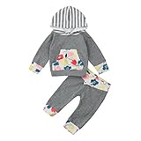 杜屋トヤ　新生児服　上下セット　長袖フード付きＴシャツ＋パンツ　二点セット　ポケットデザイン　ルームウェア　無地　花柄　かわいい　洋式　秋　冬　カジュアル　遊び　お出かけ　プレゼント　女の子　男の子　