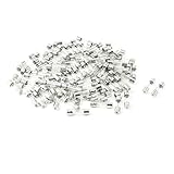 Gfortune 100 Pcs 250V 15A Fast Blow Type Quick Blowing Glass Tube Fuses 5 x 20mm for Home Appliance 