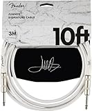 Fender フェンダー Juanes 10ʼ Instrument Cable LUNA WHITE ギターケーブル ギターシールド