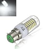B22 5W Pure White 120Smd 3528 Singlyfire Led Bulbs Ac 85V-265V (Usa)