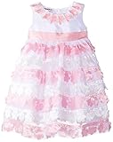 Blueberi Boulevard Baby Girls' 3D Flower Dress Pink 24 Months [並行輸入品]