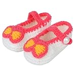 (ビグッド)Bigood ニットベビーシューズ ファーストシューズ ニット靴 ルームシューズ 新生児 子供用 ボタン 赤ちゃん お祝い ソックスリゴン付きホワイト