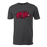 NCAA Arkansas Razorbacksヴィンテージシアー半袖Tシャツ、XL、ダークヘザー