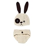 新生児ウール布かわいい写真の小道具幼児キープセイクス (クリーム色の)