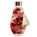[フェリナス」 ハーバリウム しずく型のフォルムに癒される少しリッチな贈り物プレゼント (レッド) shz-red