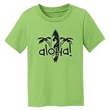 デジタルTシャツショップbaby-boys Aloha Palm Trees and Surfboard Tシャツ US サイズ: M カラー: グリーン