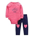 DADDY'S GIRL 　英語文字　２点セット（上着＋パンツ）　ベビー服　女の子　赤ちゃん服　幼児　子供服　女の子　長袖　５サイズ　キッズ服　ロンパース カバーオール　満月/出産祝い/プレゼント60
