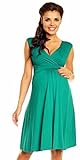 Zeta Ville 女性のマタニティ授乳女性らしいサマースケータードレス 256c (ティール, JA 9, S)