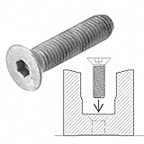 CRL / Blumcraft ® Fastener - 11 X 2 " 5 / 8 "フラットヘッドソケットスクリューfor rg500 Base Shoe