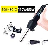 TSECO ヒートガン ホットエアガン 熱風溶接機 ヒーティングガン 多機能熱風工機 ヒーティングツール 超強力 手持ち 静電気防止設計 携帯型 ポータブル ミニ 温度調節可能 熱処理 補修 溶接 は