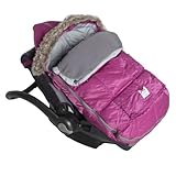 7 A.M. Enfant Le Sac Igloo Extendable Baby Bunting Bag Adaptable for Strollers, Grape, Small by 7 A.