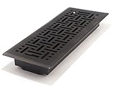 Accord AMFRRBB412 Floor Register with Wicker Design, 4-Inch x 12-Inch(Duct Opening Measurements), Oi