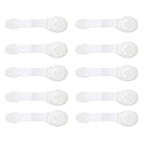 10本の幼児の引き出しのドアキャビネット戸棚幼児の安全ロック