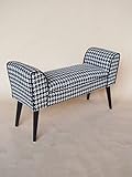 スツール ベンチ 椅子 1人掛け 千鳥柄