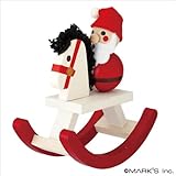 マークス 【2013Xmas（クリスマス）】ウッド トイ・手のひら人形・サンタ&木馬/デトア