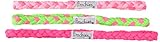 ポンチーズ  Pomchies アメリカ発 ヘアバンド チアリーダーのポンポンのようなカラフルで可愛いデザイン Pom Braid 3パック インザピンク(1ウォーターメロン; 1インザピンク;  1
